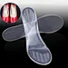 Breathable low arch insoles - moisture-wicking fabric prevents sweat buildup